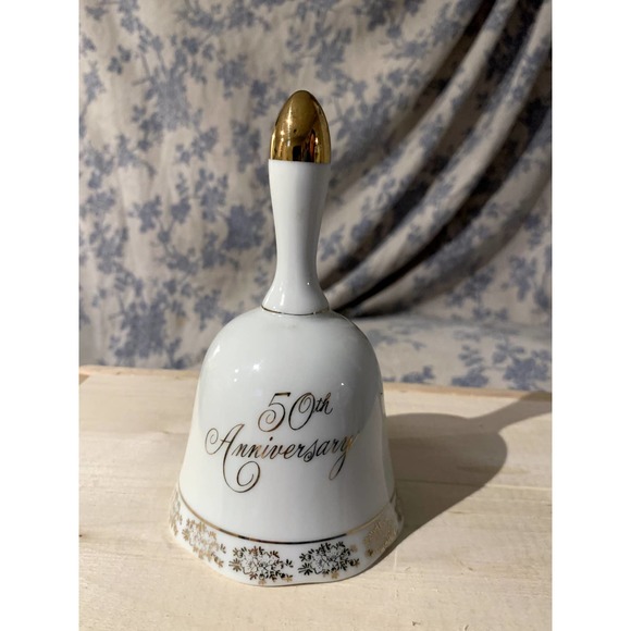 Norcrest Japan 50th Anniversary Chatillon Porcelain Bell - Picture 4 of 10